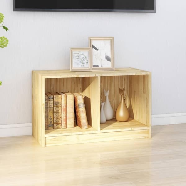 vidaXL TV-benk 70x33x42 cm heltre furu