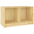 Miniatyrbilde 1 av 10: vidaXL TV-benk 70x33x42 cm heltre furu