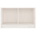 Miniatyrbilde 6 av 10: vidaXL TV-benk hvit 70x33x42 cm heltre furu