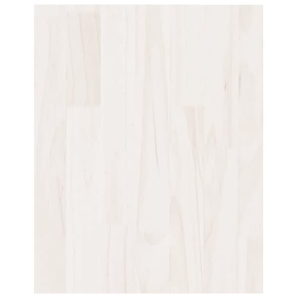 vidaXL TV-benk hvit 70x33x42 cm heltre furu