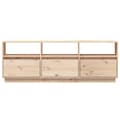 Miniatyrbilde 5 av 11: vidaXL TV-benk 140x37x50 cm heltre furu
