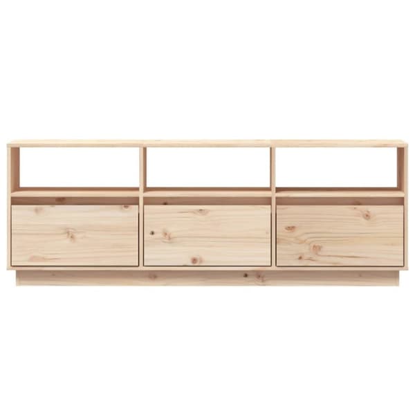 vidaXL TV-benk 140x37x50 cm heltre furu