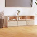 Miniatyrbilde 11 av 11: vidaXL TV-benk 140x37x50 cm heltre furu