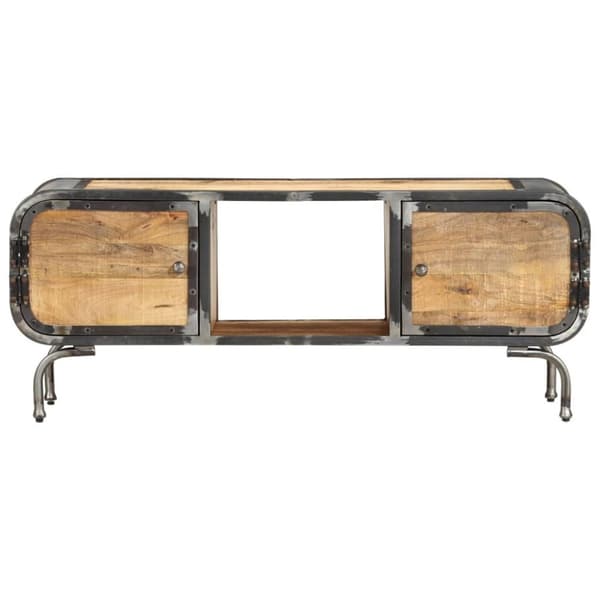 vidaXL Tv-bänk 110x30x42 cm massivt mangoträ