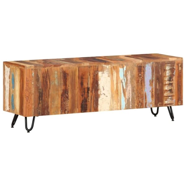 vidaXL TV-taso 110x30x40 cm kierrätetty täyspuu