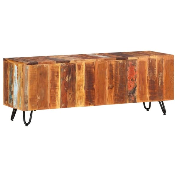 vidaXL TV-taso 110x30x40 cm kierrätetty täyspuu