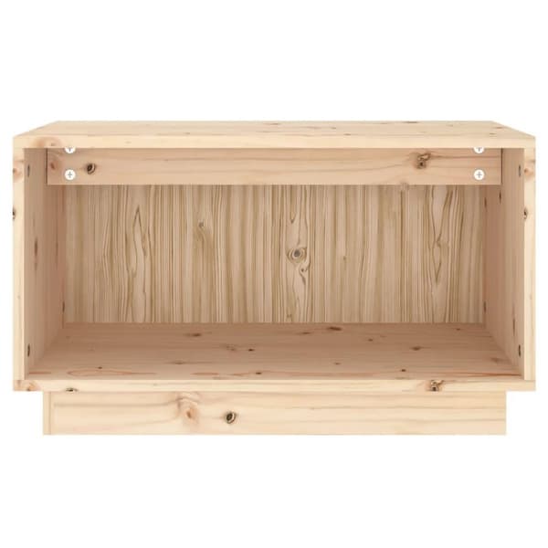 vidaXL tv-bord 60x35x35 cm massivt fyrretræ