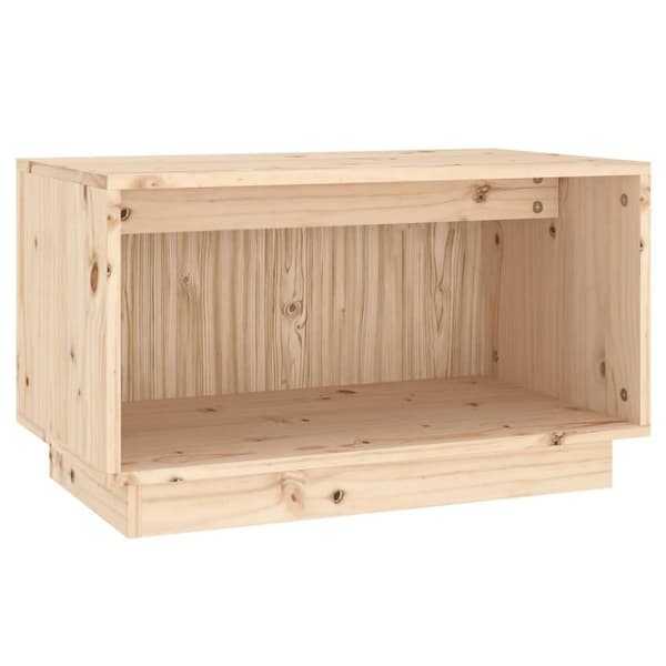 vidaXL tv-bord 60x35x35 cm massivt fyrretræ