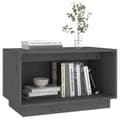 Miniatyrbilde 3 av 10: vidaXL TV-benk grå 60x35x35 cm heltre furu