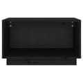Miniatyrbillede 3 af 10: vidaXL tv-bord 60x35x35 cm massivt fyrretræ sort
