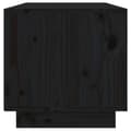 Miniatyrbillede 4 af 10: vidaXL tv-bord 60x35x35 cm massivt fyrretræ sort