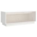Miniatyrbilde 1 av 11: vidaXL TV-benk hvit 90x35x35 cm heltre furu