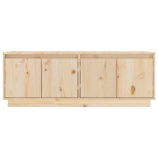 vidaXL TV-benk 110x34x40 cm heltre furu