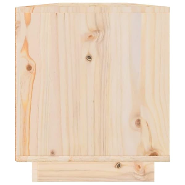 vidaXL TV-benk 110x34x40 cm heltre furu