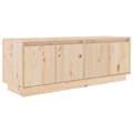 Miniatyrbilde 1 av 11: vidaXL TV-benk 110x34x40 cm heltre furu