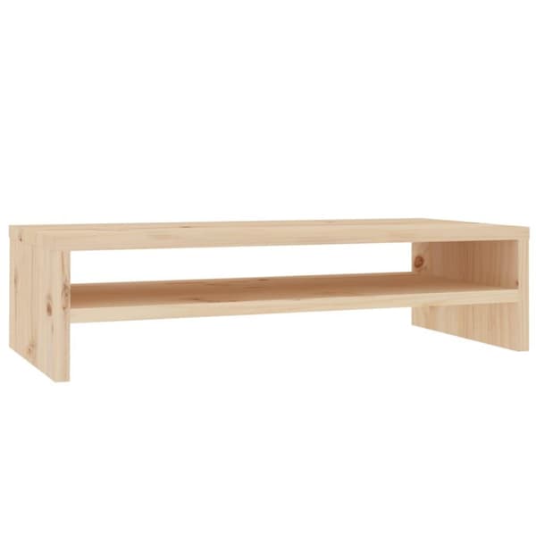 vidaXL skærmholder 50x24x13 cm massivt fyrretræ