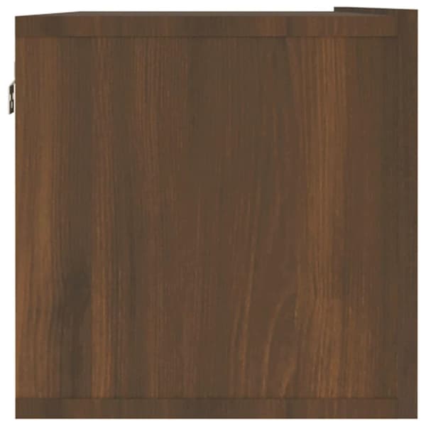 vidaXL TV-benk brun eik 120x30x30 cm konstruert tre