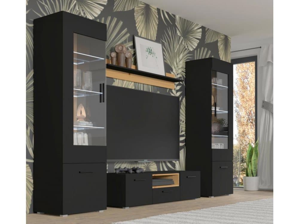 ANETTE TV- MÖBELSET SVART