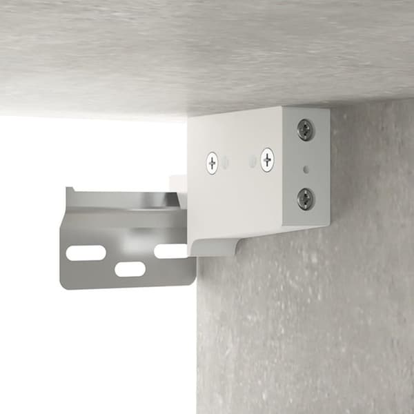 vidaXL TV-skåp 2 st betonggrå 80x30x30 cm konstruerat trä
