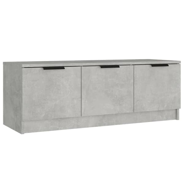 vidaXL TV-benk betonggrå 102x35x36,5 cm konstruert tre