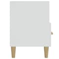 Miniatyrbild 8 av 11: vidaXL Tv-bänk vit 102x36x50 cm konstruerat trä