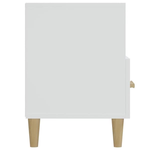 vidaXL Tv-bänk vit 102x36x50 cm konstruerat trä