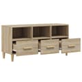 Miniatyrbilde 7 av 11: vidaXL TV-benk sonoma eik 102x36x50 cm konstruert tre