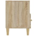 Miniatyrbilde 8 av 11: vidaXL TV-benk sonoma eik 102x36x50 cm konstruert tre