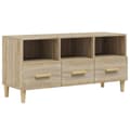 Miniatyrbilde 1 av 11: vidaXL TV-benk sonoma eik 102x36x50 cm konstruert tre