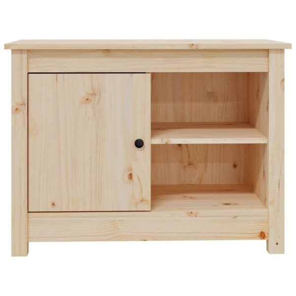 vidaXL Tv-bänk 70x36,5x52 cm massiv furu