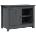 Miniatyrbilde 1 av 11: vidaXL TV-benk grå 70x36,5x52 cm heltre furu