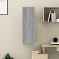 Miniatyrbilde 7 av 10: vidaXL TV-benk grå sonoma 30,5x30x90 cm konstruert tre
