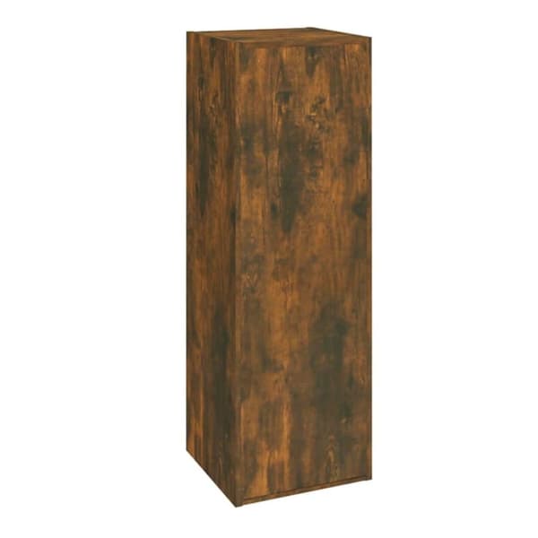 vidaXL TV-benker 2 stk røkt eik 30,5x30x90 cm konstruert tre
