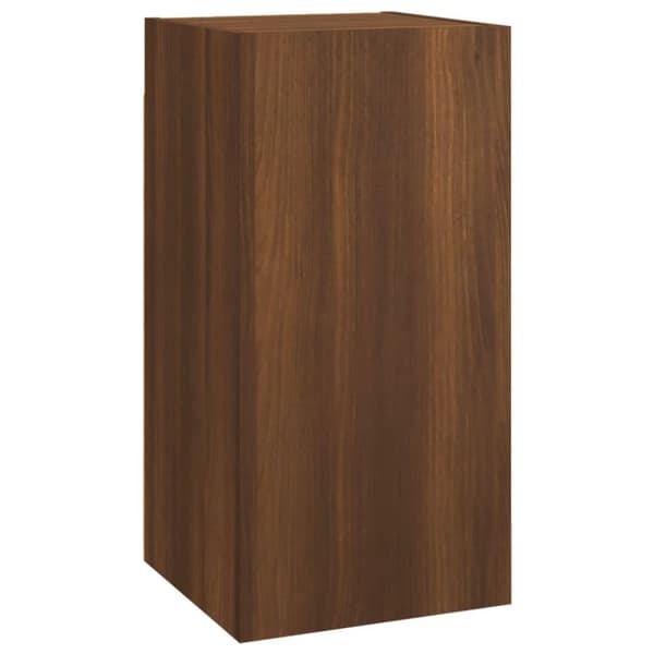 vidaXL TV-benker 2 stk brun eik 30,5x30x60 cm konstruert tre