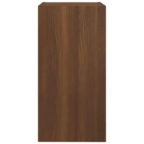 vidaXL TV-benker 2 stk brun eik 30,5x30x60 cm konstruert tre