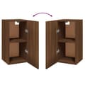 Miniatyrbilde 7 av 11: vidaXL TV-benker 2 stk brun eik 30,5x30x60 cm konstruert tre