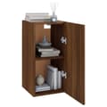 Miniatyrbilde 9 av 11: vidaXL TV-benker 2 stk brun eik 30,5x30x60 cm konstruert tre