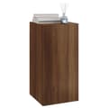 Miniatyrbilde 10 av 11: vidaXL TV-benker 2 stk brun eik 30,5x30x60 cm konstruert tre