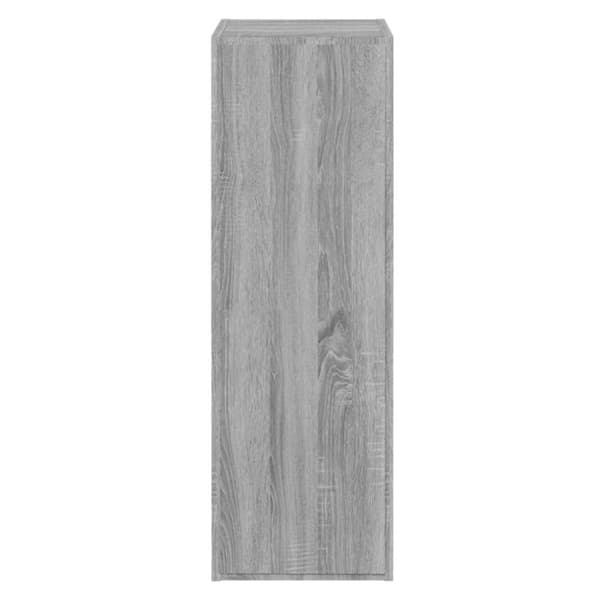 vidaXL TV-benk 2 stk grå sonoma 30,5x30x90 cm konstruert tre