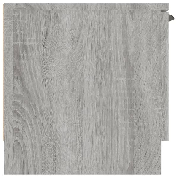 vidaXL TV-bänk grå sonoma 102x35x36,5 cm konstruerat trä