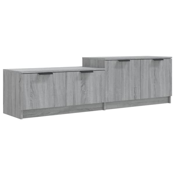 vidaXL Tv-bänk grå sonoma 158,5x36x45 cm konstruerat trä