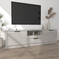 Pikkukuva 3 / 8: vidaXL TV-taso betoninharmaa 140x35x40 cm tekninen puu