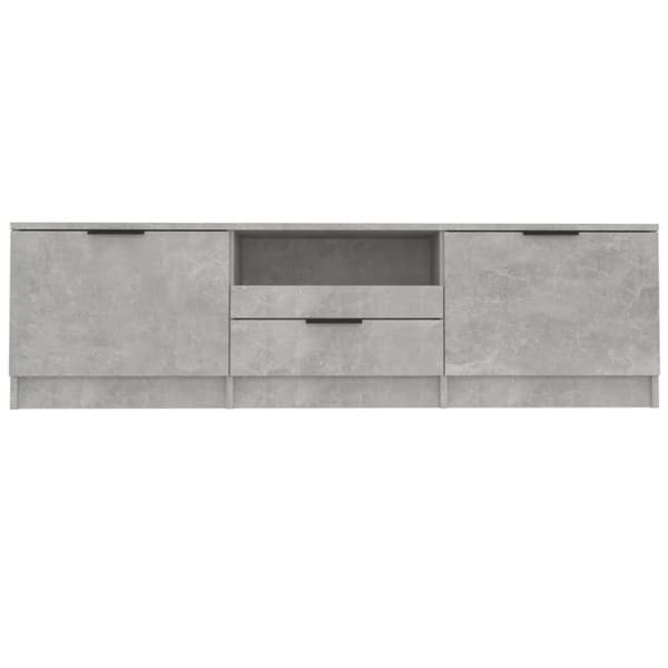 vidaXL TV-taso betoninharmaa 140x35x40 cm tekninen puu