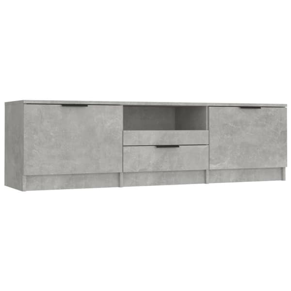 vidaXL TV-taso betoninharmaa 140x35x40 cm tekninen puu