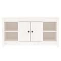 Miniatyrbillede 3 af 11: vidaXL tv-bord 103x36,5x52 cm massivt fyrretræ hvid