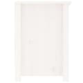 Miniatyrbillede 5 af 11: vidaXL tv-bord 103x36,5x52 cm massivt fyrretræ hvid