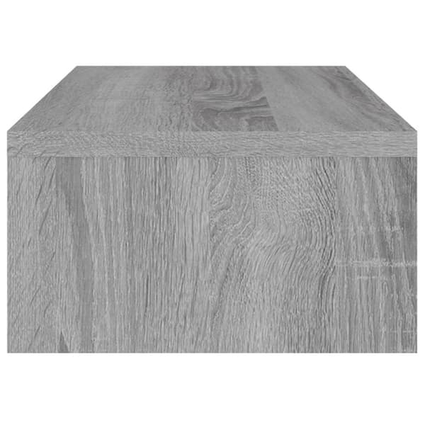 vidaXL skærmstander 42x24x13 cm konstrueret træ grå sonoma-eg