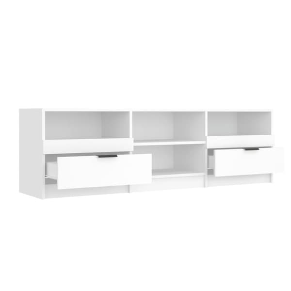 vidaXL TV-benk hvit 150x33,5x45 cm konstruert tre