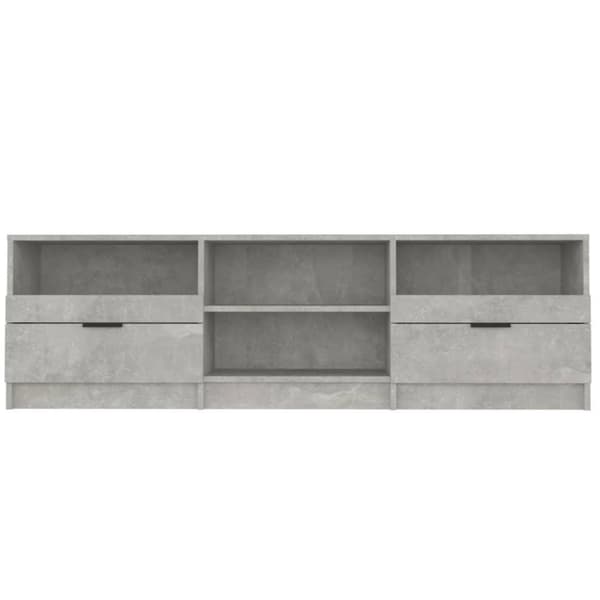 vidaXL Tv-bänk betonggrå 150x33,5x45 cm konstruerat trä