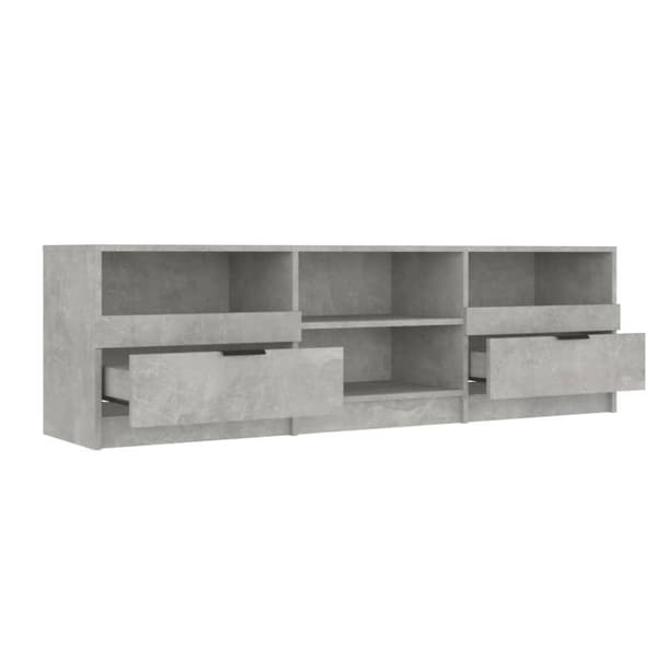 vidaXL Tv-bänk betonggrå 150x33,5x45 cm konstruerat trä